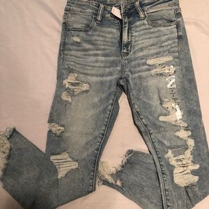 American Eagle Hi-Rise Jeggings Crop